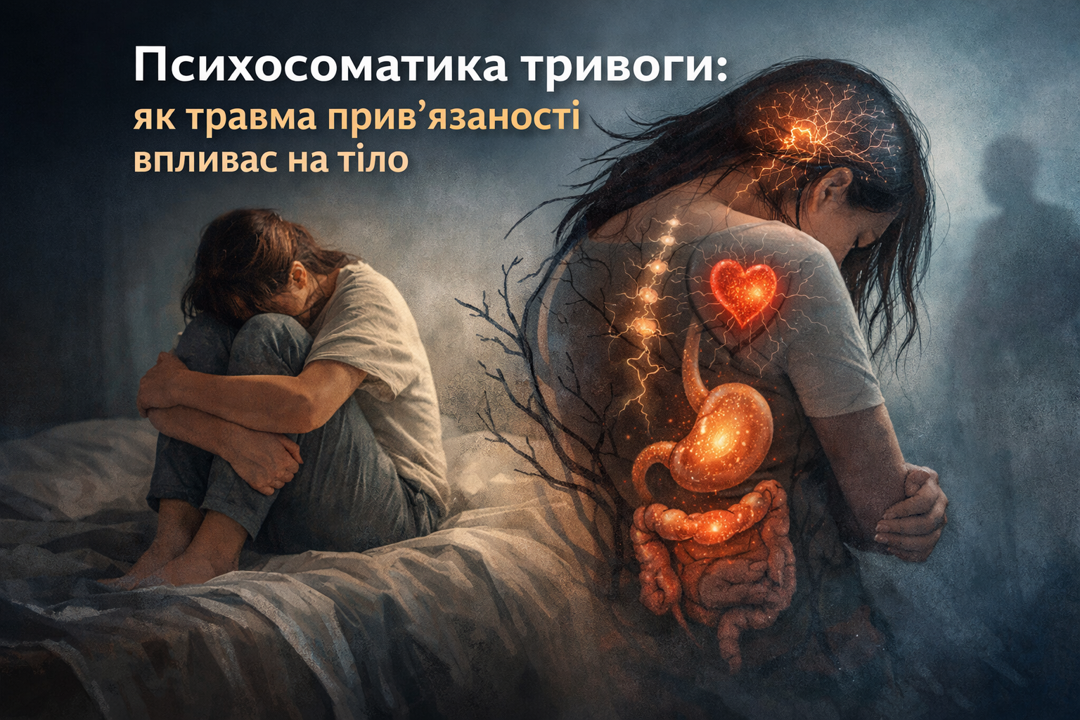Психосоматика тривоги: тілесні реакції при травмі прив’язаності та хронічному напруженні